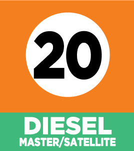 Circle K 16" Pump Flags Diesel Master/Satellite